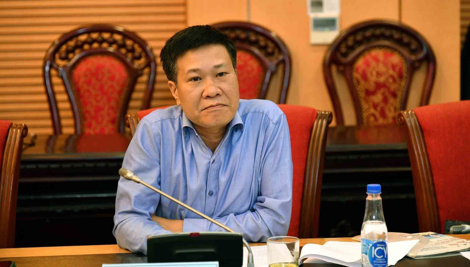 Phó Vụ trưởng Vụ giáo dục thể chất, Bộ Giáo dục và Đào tạo Nguyễn Nho Huy chia sẻ tại tọa đàm