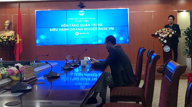 Giám đốc Base Phạm Kim Hùng Phát biểu tại lễ giới thiệu
