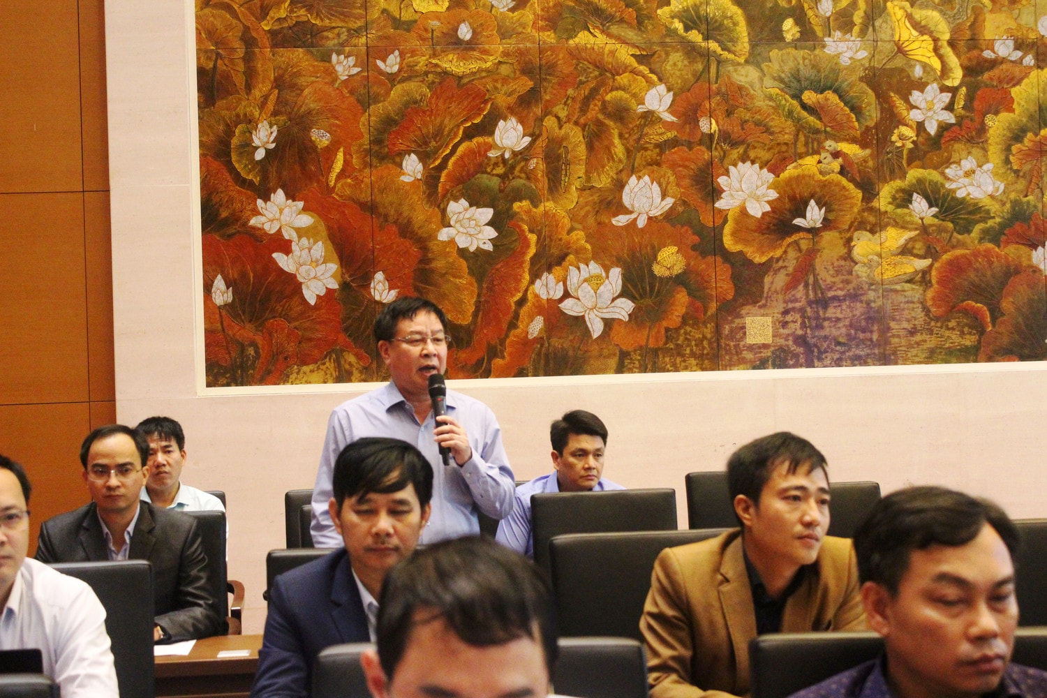 	Đại diện doanh nghiệp phát biểu tại Hội nghị