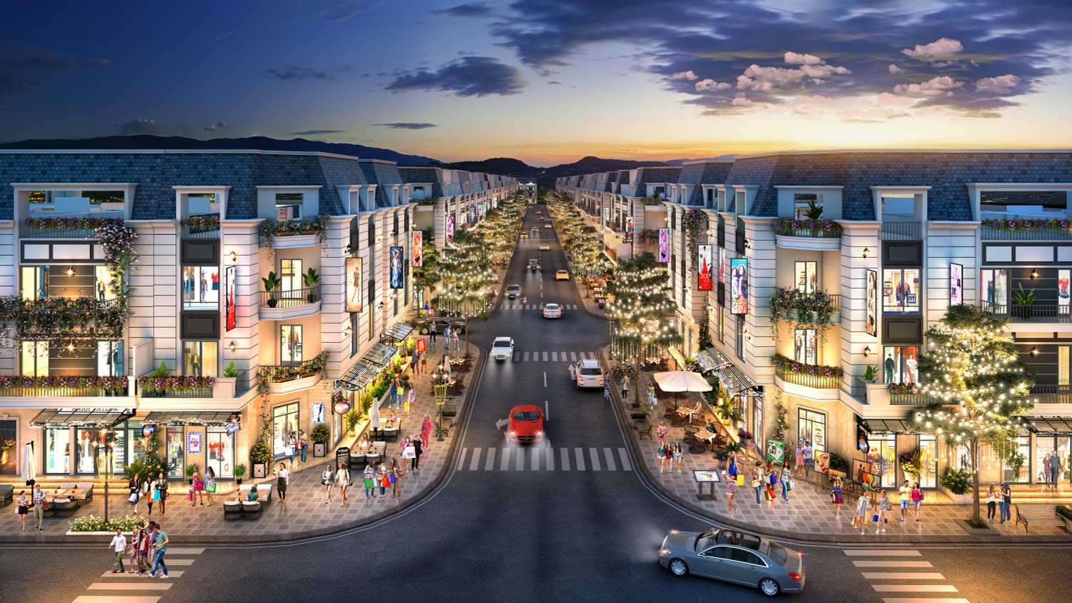 Tiểu khu Saigon Hub mang dáng dấp của một Sài Gòn hoa lệ thu nhỏ