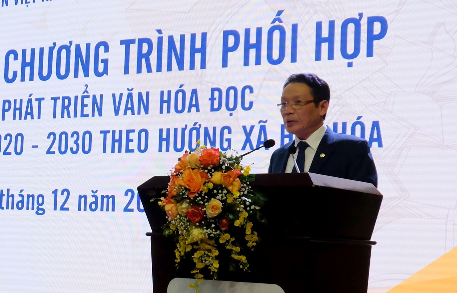 Thứ trưởng Bộ Thông tin và Truyền thông Hoàng Vĩnh Bảo phát biểu tại buổi lễ Thứ trưởng Bộ Thông tin và Truyền thông Hoàng Vĩnh Bảo phát biểu tại buổi lễ
