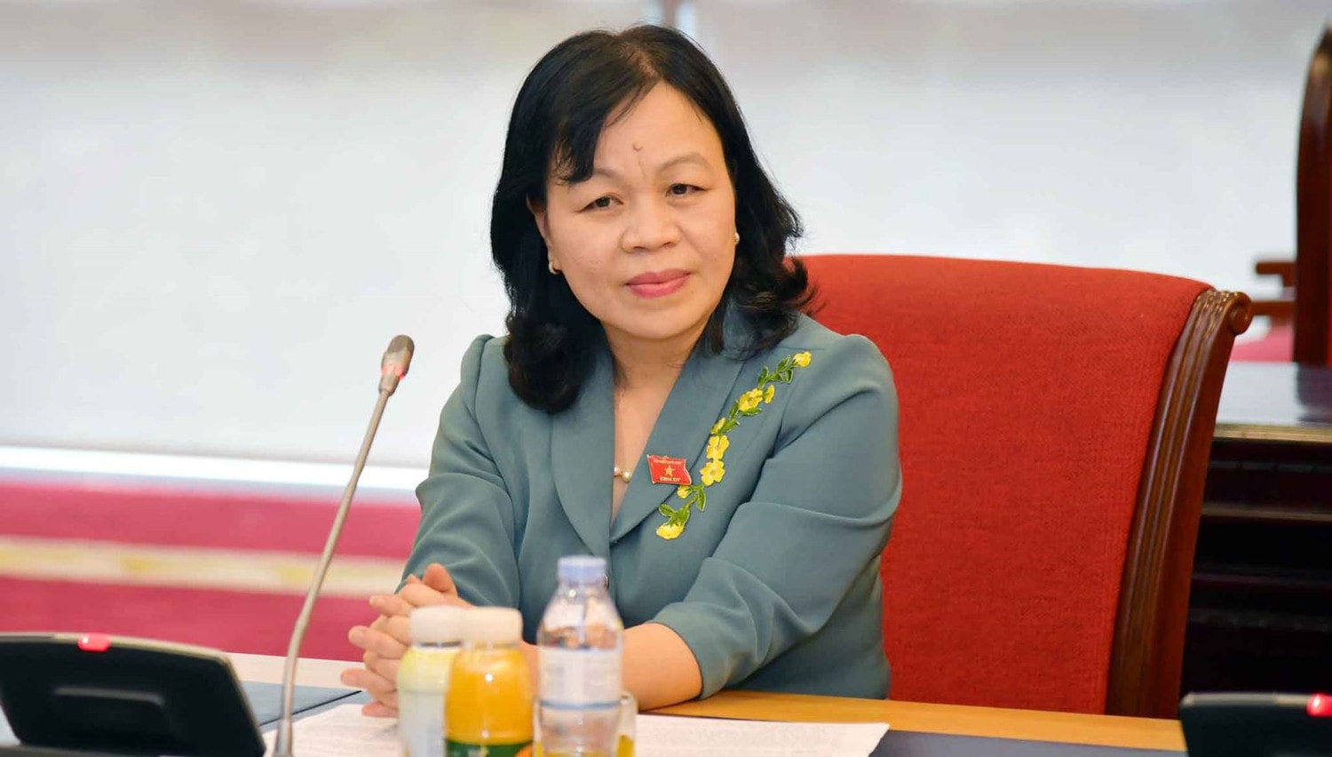 Ủy viên Thường trực Ủy ban Văn hóa, Giáo dục, Thanh niên, Thiếu niên và Nhi đồng của Quốc hội Nguyễn Thị Mai Hoa chia sẻ tại tọa đàm