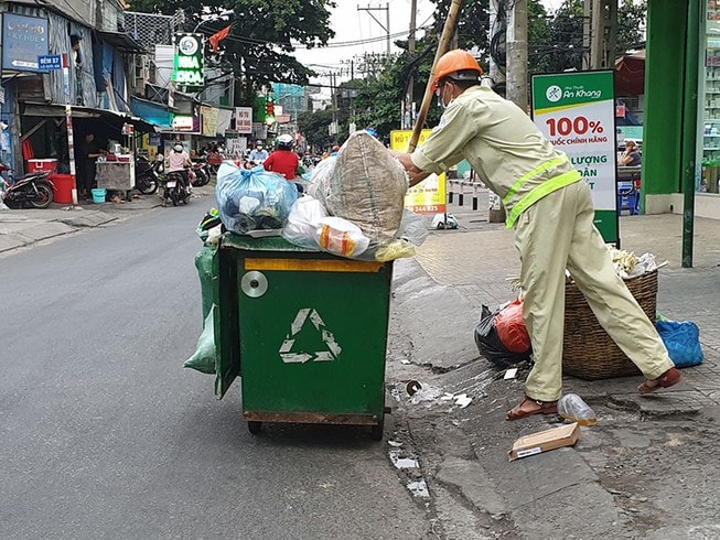 Rác thải tái chế có thể đổi để lấy tiền hoặc quà Nguồn: ITN