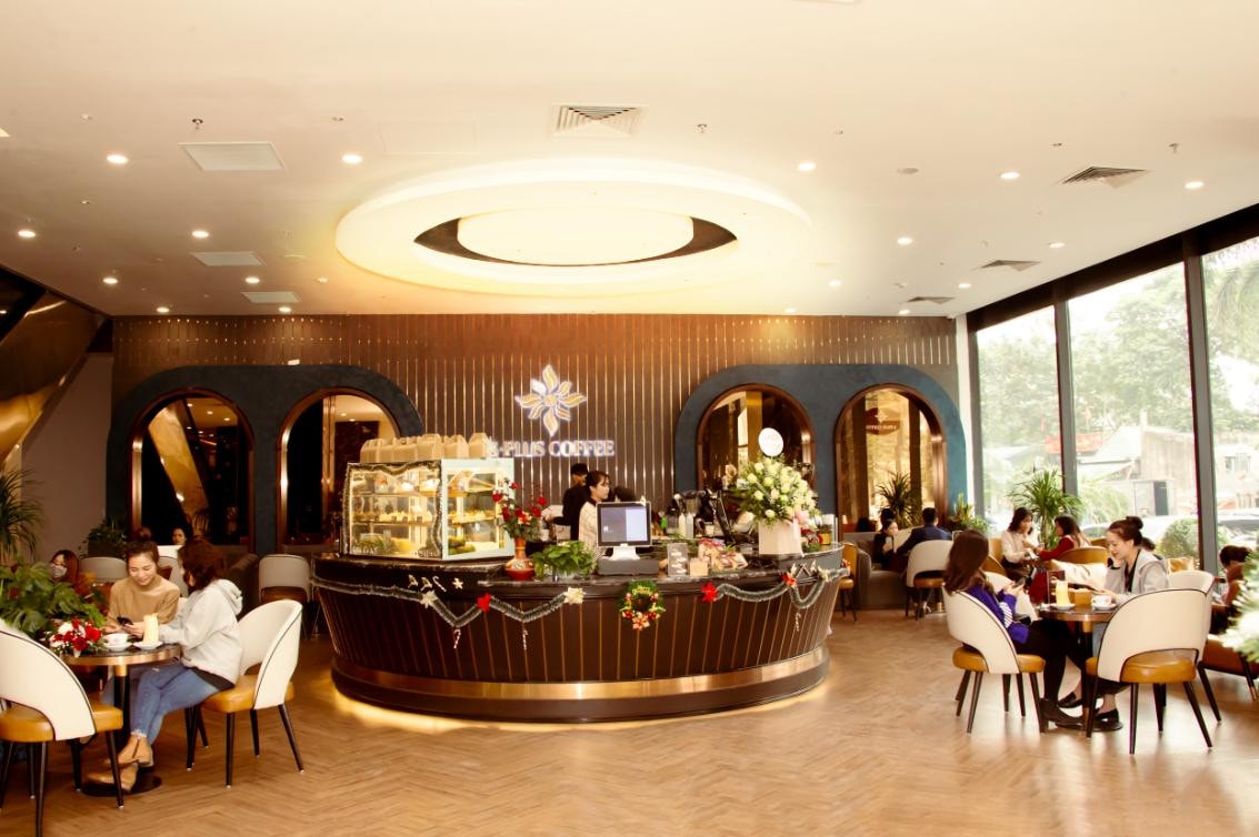 Không gian S-Plus Coffee sang trọng và tinh tế