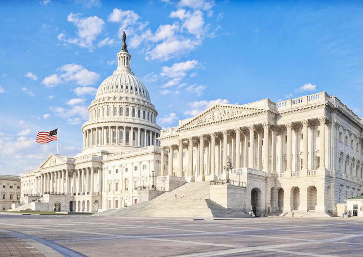 Trụ sở Quốc hội Mỹ ở thủ đô Washington D.C