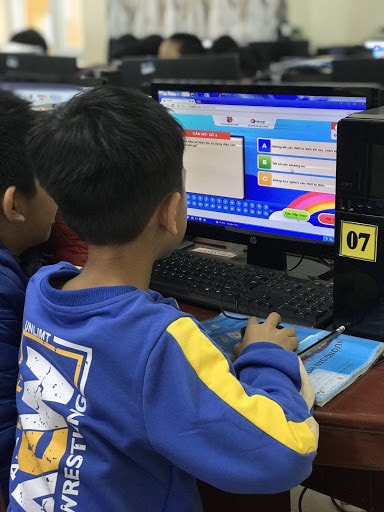 Cuộc thi tìm hiểu Luật Trẻ em trực tuyến thu hút được số lượng lớn các em học sinh tham gia Nguồn: ITN