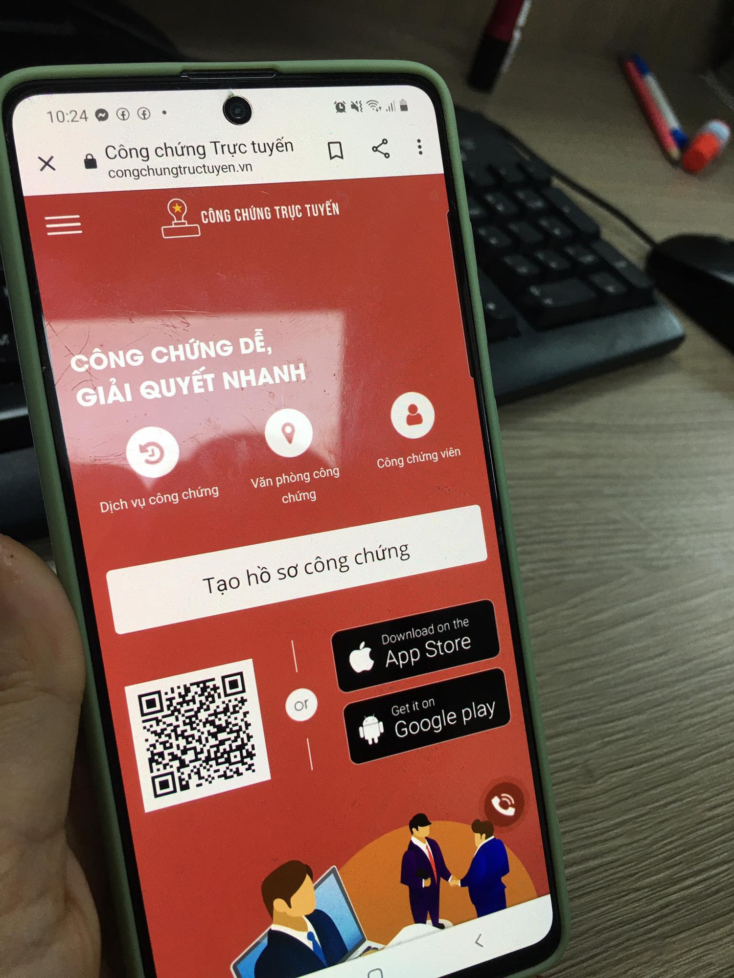 Rút ngắn công đoạn, giảm thời gian đi lại cho người dân khi dùng ứng dụng công chứng trực tuyến