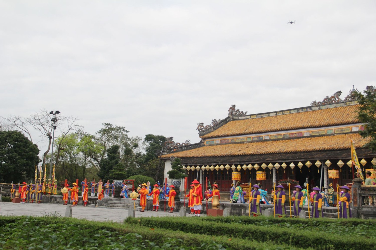 Lễ Nguyên đán thời Nguyễn được tái hiện bằng hình thức sân khấu hoá - Nguồn: ITN
