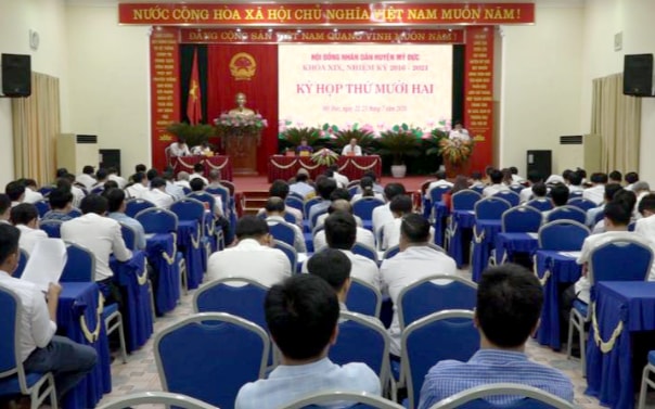 HĐND huyện Mỹ Đức thường xuyên đổi mới nội dung kỳ họp theo hướng thực chất, phát huy dân chủ, trí tuệ của đại biểu.