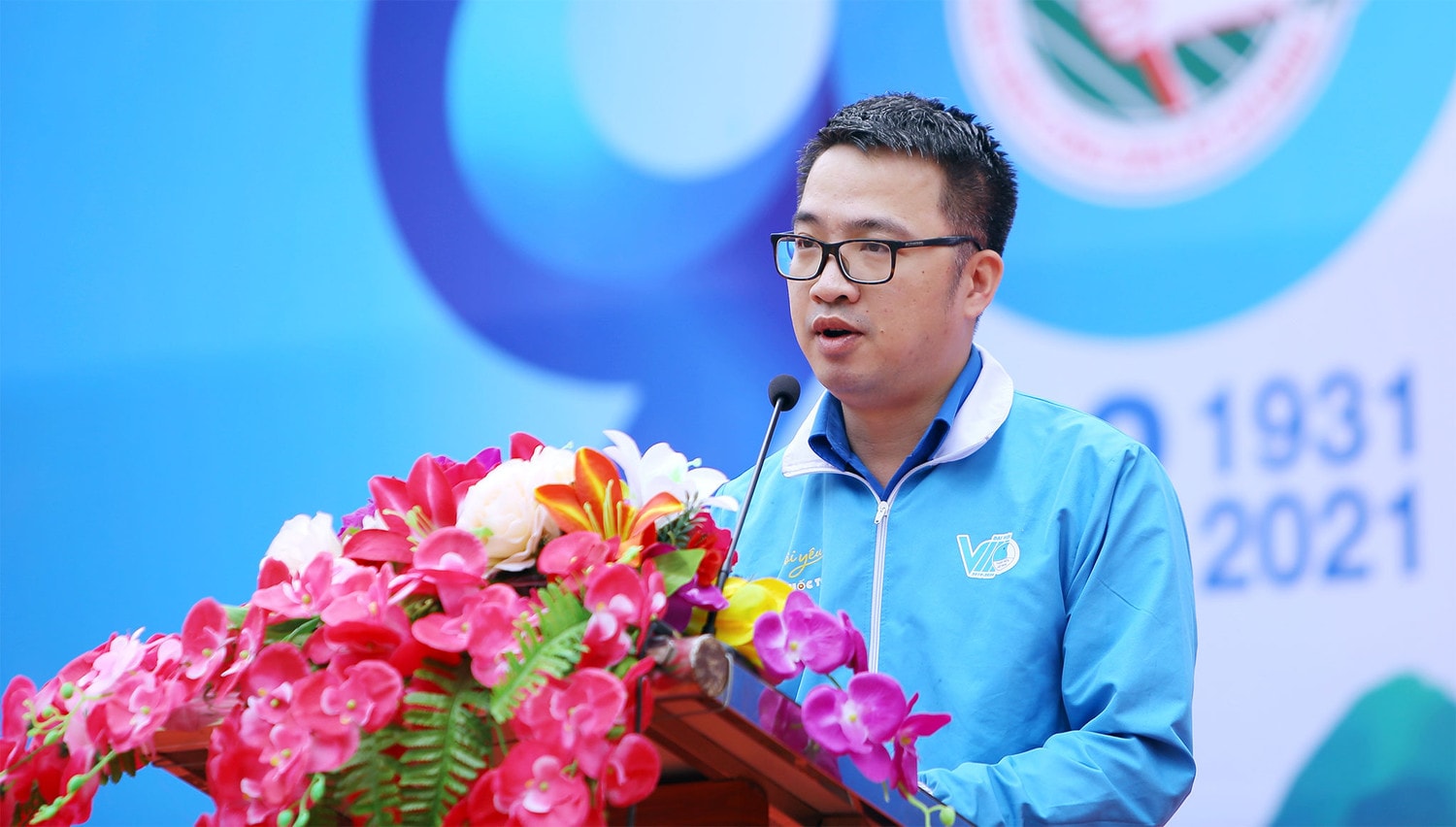 Bí thư Trung ương Đoàn, Phó Chủ tịch thường trực Trung ương Hội LHTN Việt Nam Nguyễn Tường Lâm phát biểu tại Chương trình