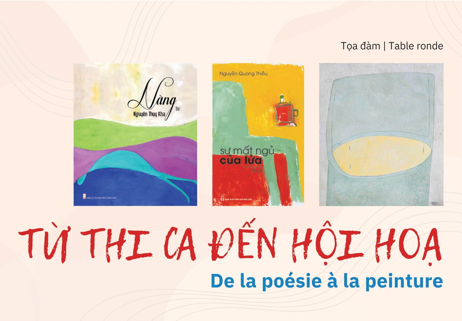 Thi - họa song tấu với nhau, mỗi bên có một nét biểu cảm riêng, giúp nghệ thuật được nâng lên, mở ra nhiều chiều kích sáng tạo mới