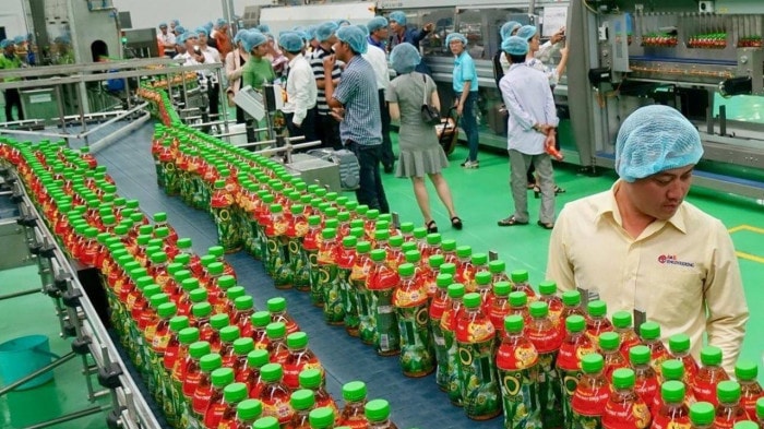 	Dây chuyền công nghệ chiết lạnh vô trùng Aseptic dùng trong sản xuất Trà xanh Không độ