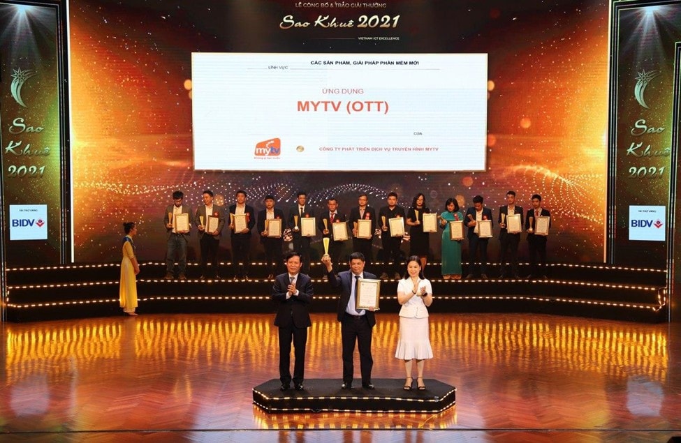 MyTV OTT nhận Giải thưởng cho lĩnh vực ứng dụng giải pháp phần mềm mới
