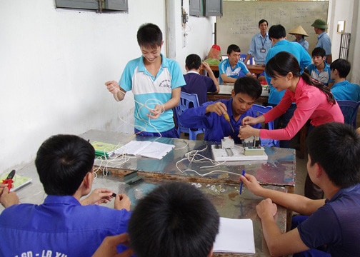 Người bị áp dụng biện pháp giáo dục tại xã, phường, thị trấn được hướng nghiệp, dạy nghề Nguồn: ITN