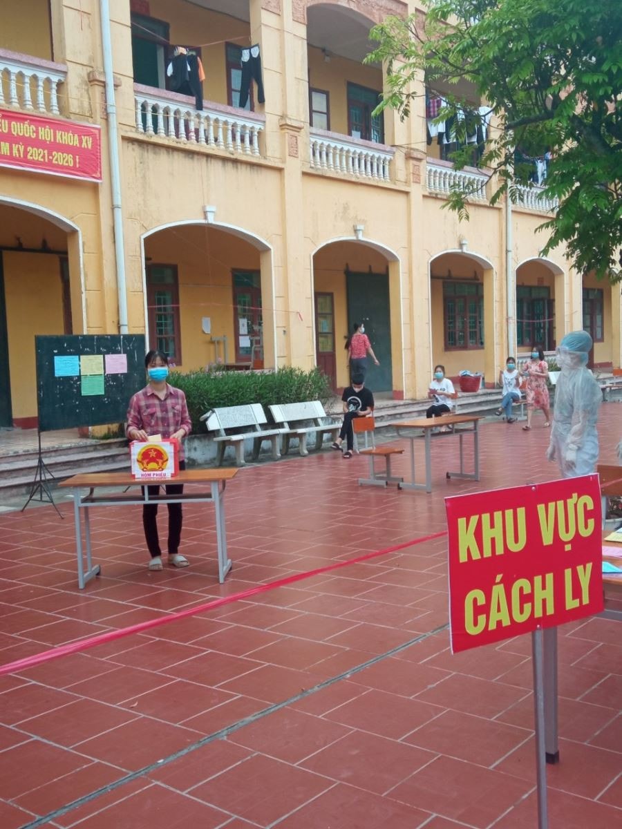 Cử tri nơi cách ly có thể bỏ phiếu vào hòm phiêu lưu động
