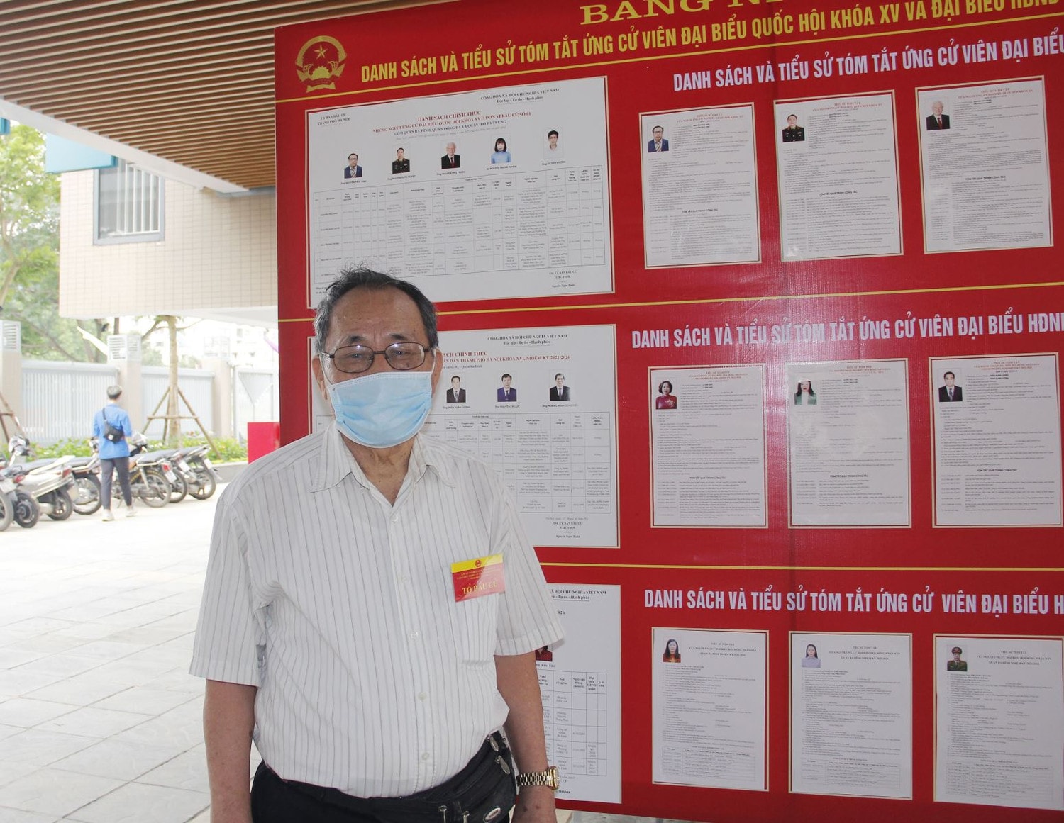Cử tri Đồng Điệt năm nay 84 tuổi tham gia bầu cử
