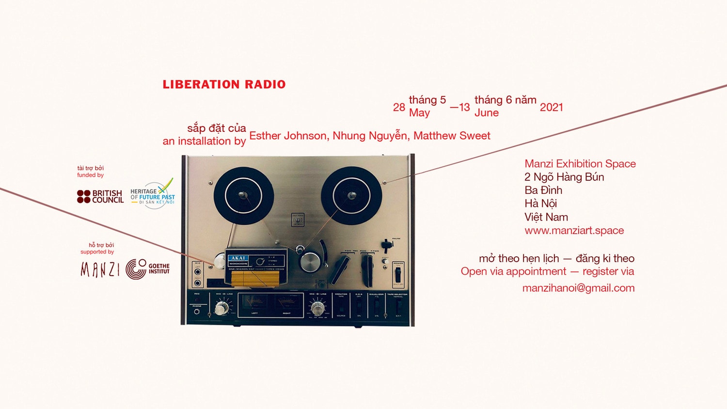 	Dự án Radio Giải phóng được lấy từ chương trình phát thanh bằng tiếng Anh từ Hà Nội trong chiến tranh, và từ các căn cứ cách mạng ở nông thôn khi phòng thu ở Hà Nội bị đánh bom