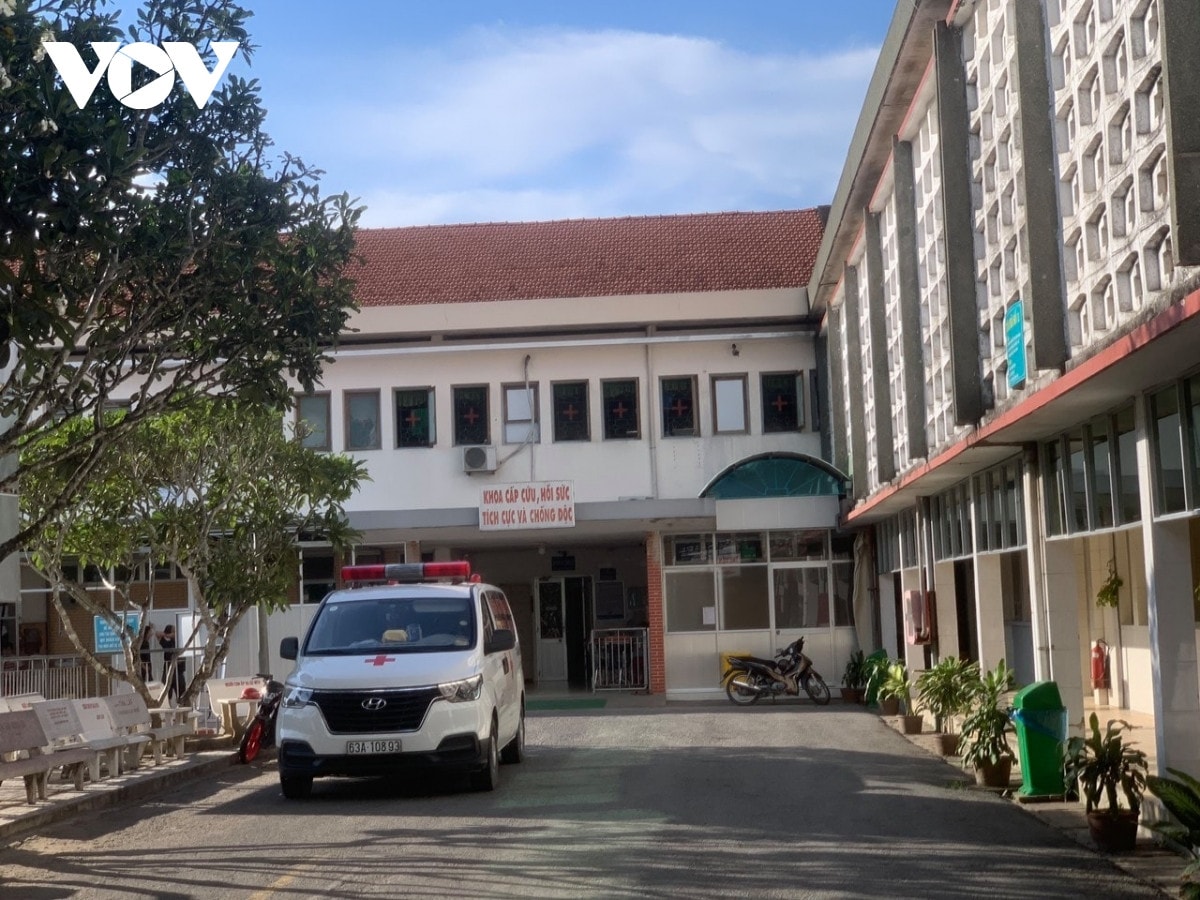 Bệnh viện đa khoa khu vực Cai Lậy - nơi tiếp nhận khám sàng lọc đối với các ca nghi ngờ, các trường hợp F1