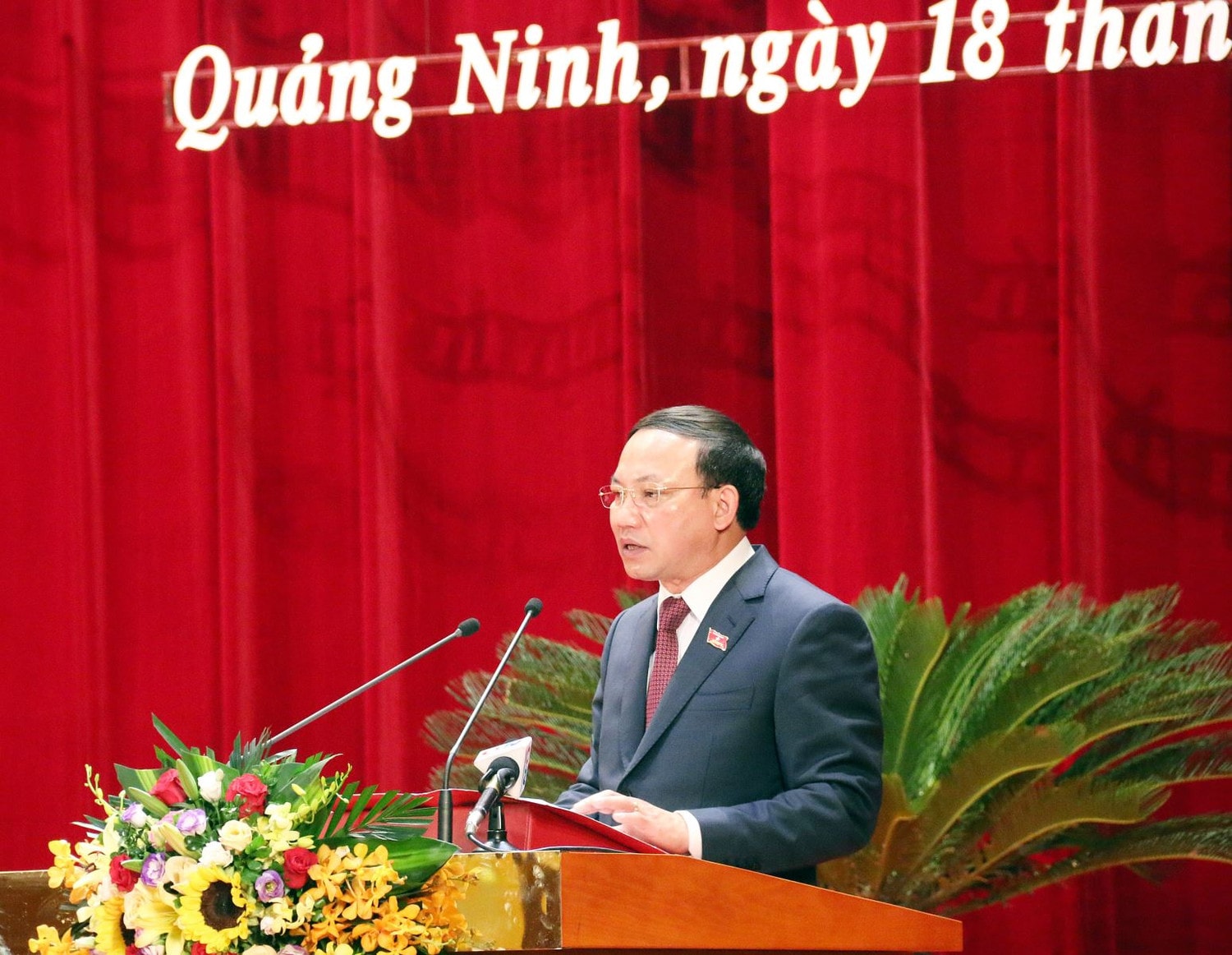 Ủy viên Trung ương Đảng, Bí thư Tỉnh ủy, Chủ tịch HĐND tỉnh Khóa XIII Nguyễn Xuân Ký phát biểu khai mạc kỳ họp Ủy viên Trung ương Đảng, Bí thư Tỉnh ủy, Chủ tịch HĐND tỉnh Khóa XIII Nguyễn Xuân Ký phát biểu khai mạc kỳ họp