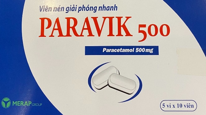 Sản phẩm thuốc viên nén Paracetamol 500 mg giải phóng nhanh