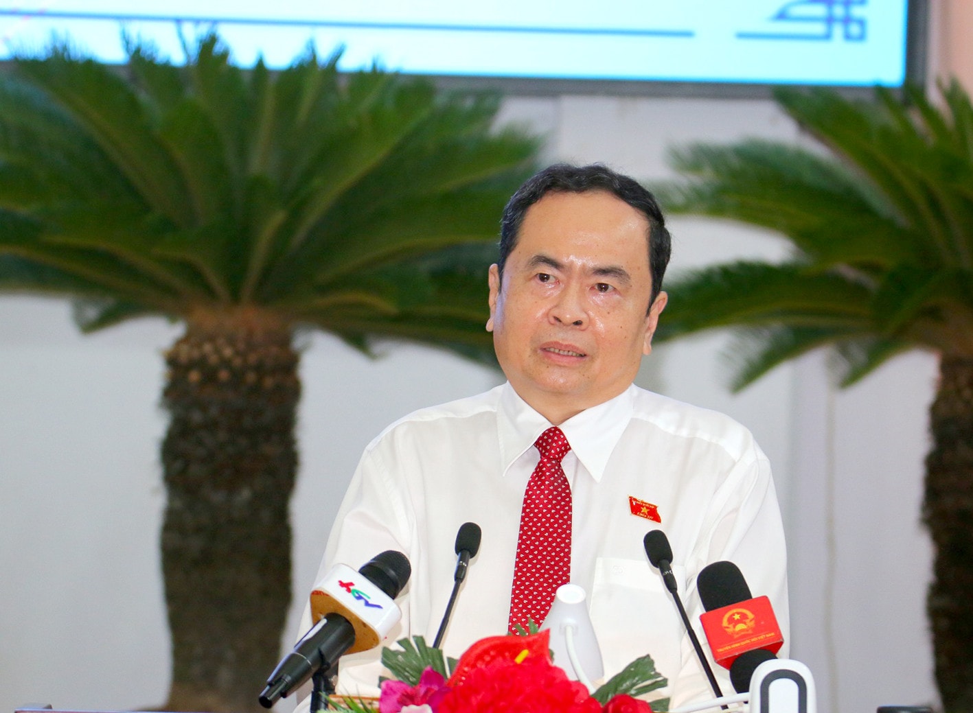 Phó Chủ tịch Thường trực Quốc hội Trần Thanh Mẫn phát biểu tại Kỳ họp