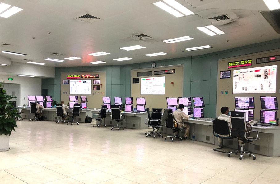 Phòng Điều khiển trung tâm Nhà máy Nhiệt điện Duyên Hải 1