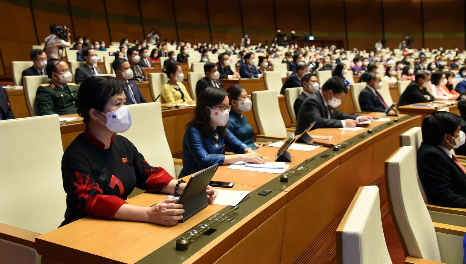 Các đại biểu tham dự phiên khai mạc Ảnh: Quang Khánh