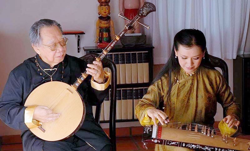 Quỹ học bổng là di nguyện của cố GS. TS. Trần Văn Khê Ảnh: ITN