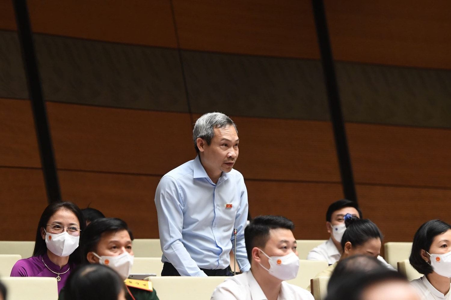 ĐBQH Phan Đức Hiếu (Thái Bình) phát biểu Ảnh: Quang Khánh ĐBQH Phan Đức Hiếu (Thái Bình) phát biểu Ảnh: Quang Khánh