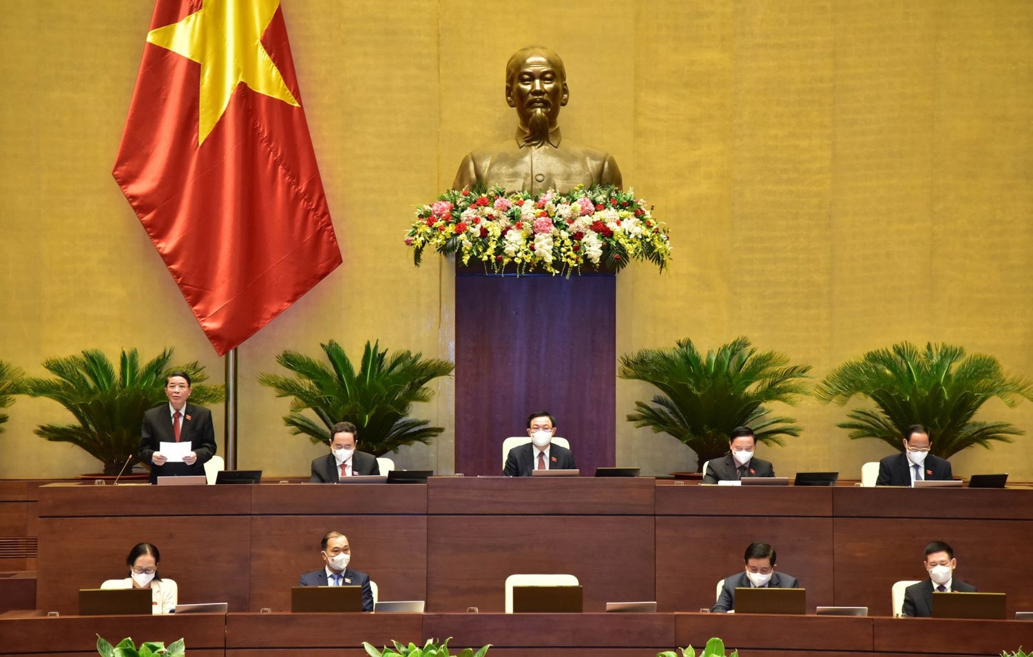 Phó Chủ tịch Quốc hội Nguyễn Đức Hải phát biểu khai mạc phiên thảo luận Ảnh: Lâm Hiển Phó Chủ tịch Quốc hội Nguyễn Đức Hải phát biểu khai mạc phiên thảo luận Ảnh: Lâm Hiển