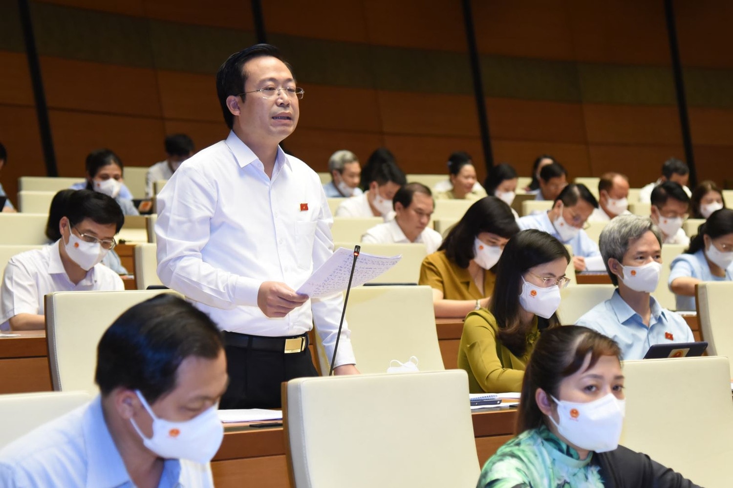 ĐBQH Nguyễn Đại Thắng (Hưng Yên) phát biểu Ảnh: Quang Khánh ĐBQH Nguyễn Đại Thắng (Hưng Yên) phát biểu Ảnh: Quang Khánh