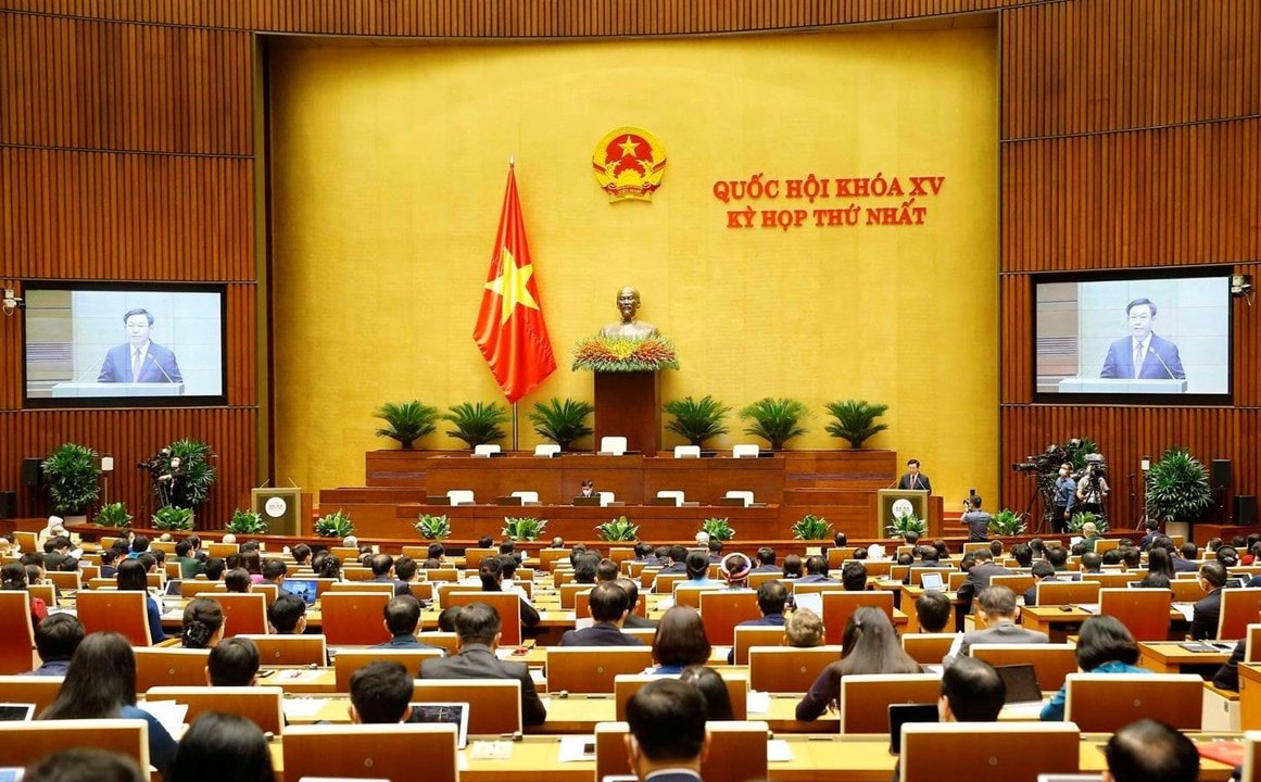 Khai mạc Kỳ họp thứ Nhất, Quốc hội Khóa XV Ảnh: Lâm Hiển