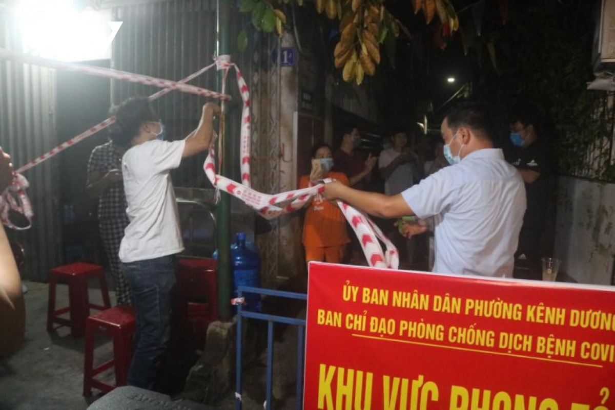 17 hộ và 68 nhân khẩu ngõ 31 phố Trại Lẻ đã hoàn thành cách ly y tế