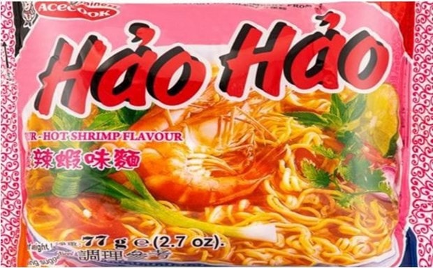 Mì tôm chua cay Hảo Hảo bị thu hồi do chứa chất Ethlene Oxide
