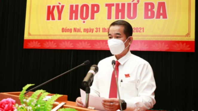 Chủ tịch HĐND tỉnh Thái Bảo phát biểu khai mạc kỳ họp