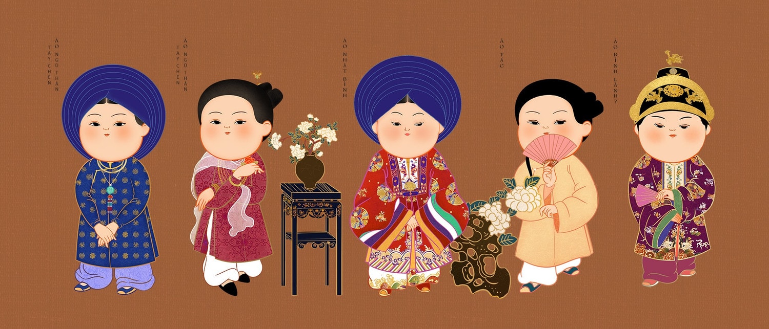  Bộ sưu tập Nguyễn triều nữ y