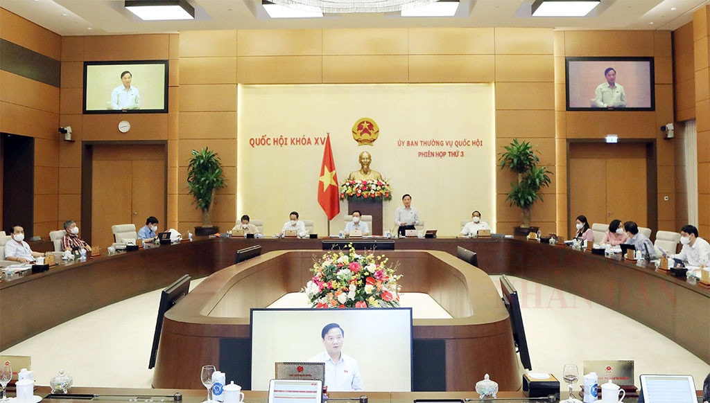 Quang cảnh Phiên họp Ảnh: Hồ Long