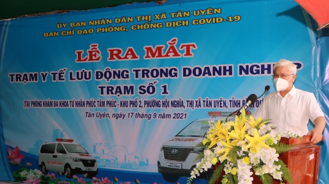 Bí thư Tỉnh uỷ Nguyễn Văn Lợi phát biểu chỉ đạo tại buổi công bố