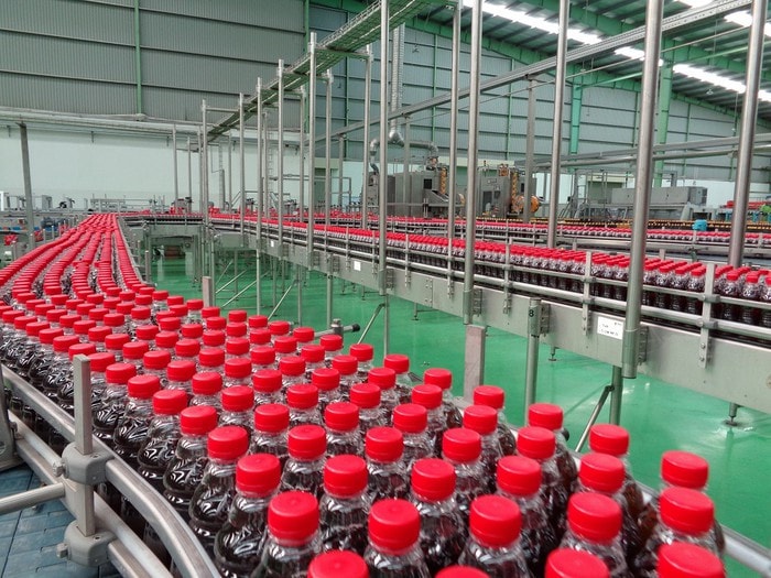 Dây chuyền sản xuất của Tân Hiệp Phát 