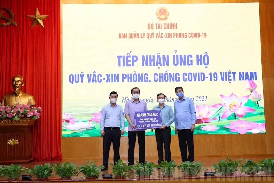Đã có 547.839 lượt tổ chức, cá nhân ủng hộ Quỹ Vaccine.