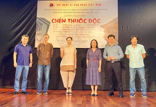 Vở "Chén thuốc độc" được dựng lại nhân kỷ niệm 100 năm nghệ thuật sân khấu kịch nói- Ảnh BTC