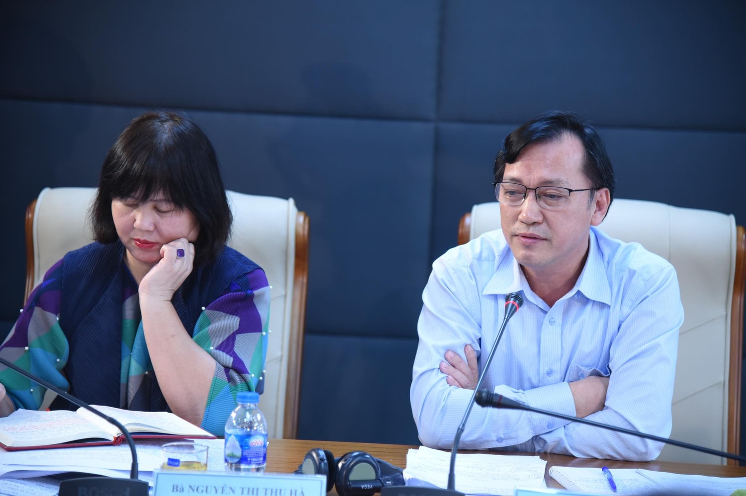 Phó Chủ nhiệm Ủy ban Văn hóa, Giáo dục Phan Viết Lượng cho biết có 4 định hướng lớn đối với việc xây dựng dự án Luật Điện ảnh (sửa đổi) Ảnh: Quang Khánh