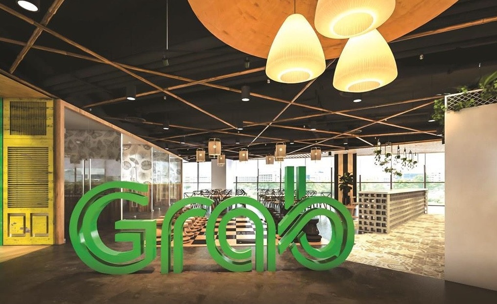 Một góc văn phòng của Grab tại Việt Nam