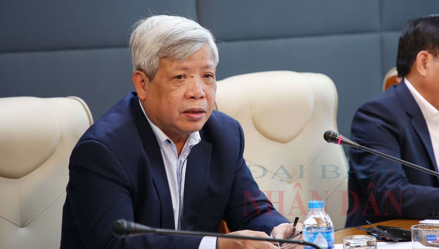 Chủ tịch Hội Nước sạch và Môi trường Việt Nam, TS Nguyễn Linh Ngọc chia sẻ tại tọa đàm Ảnh: Duy Thông