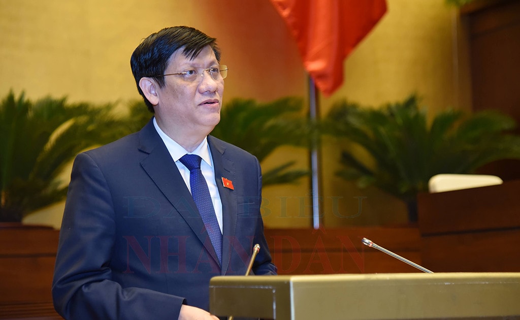 Bộ trưởng Bộ Y tế Nguyễn Thanh Long Ảnh: Quang Khánh