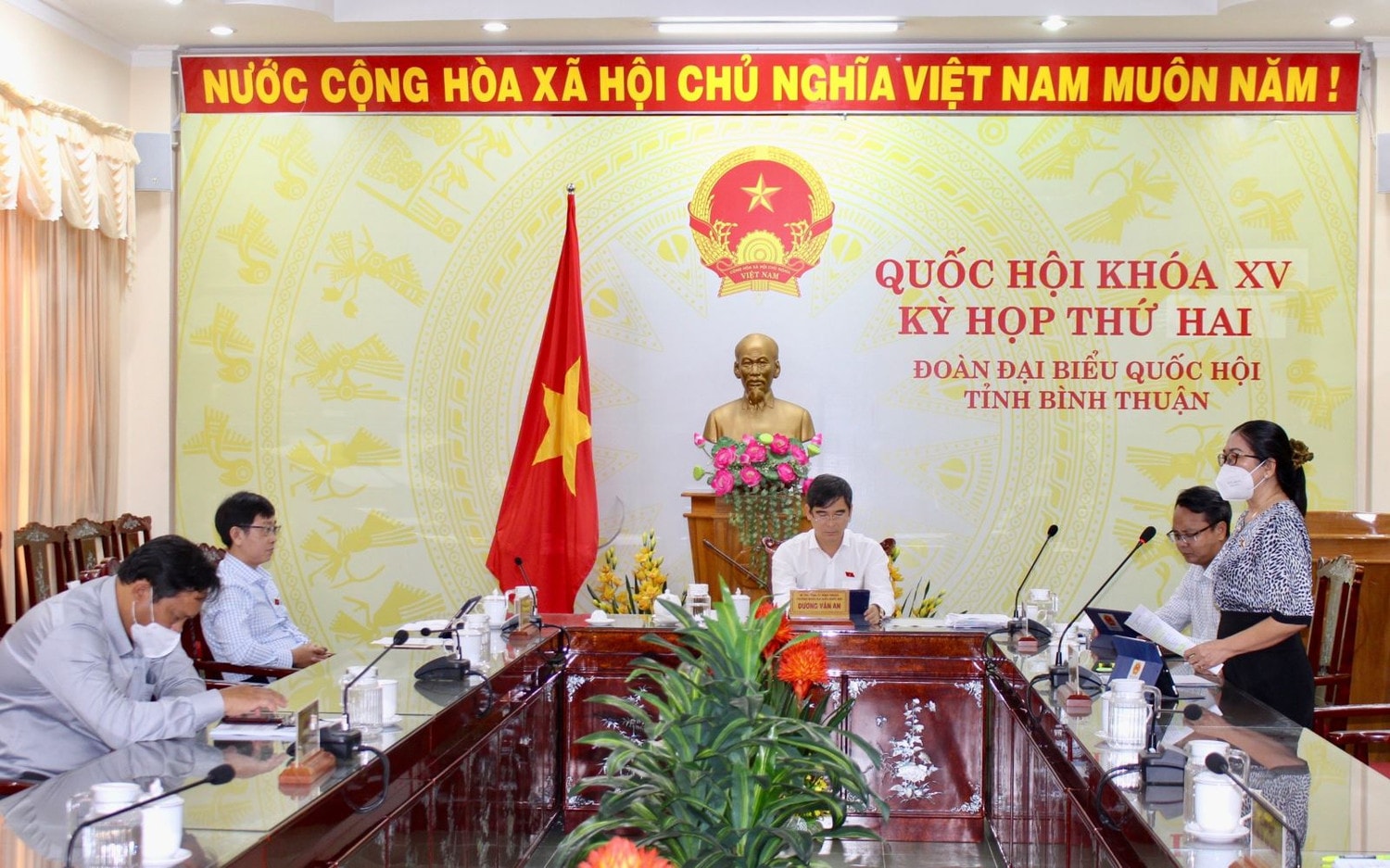 ĐBQH Bố Thị Xuân Linh tham gia ý kiến