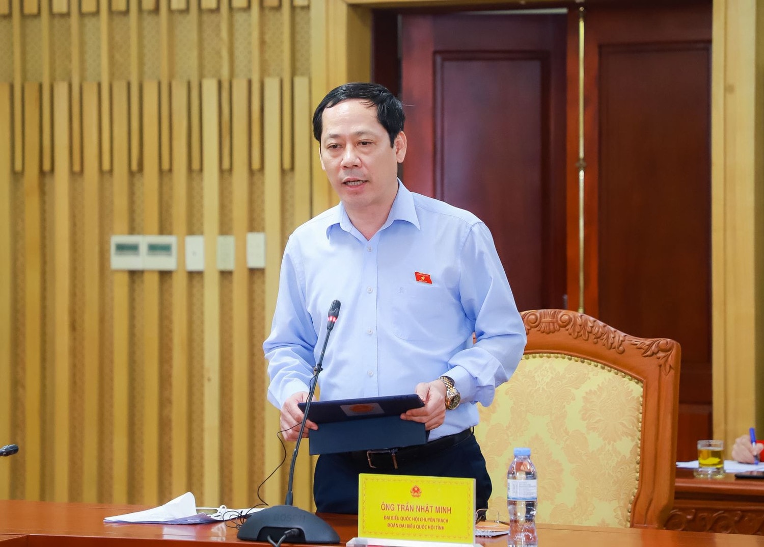 ĐBQH Trần Nhật Minh phát biểu