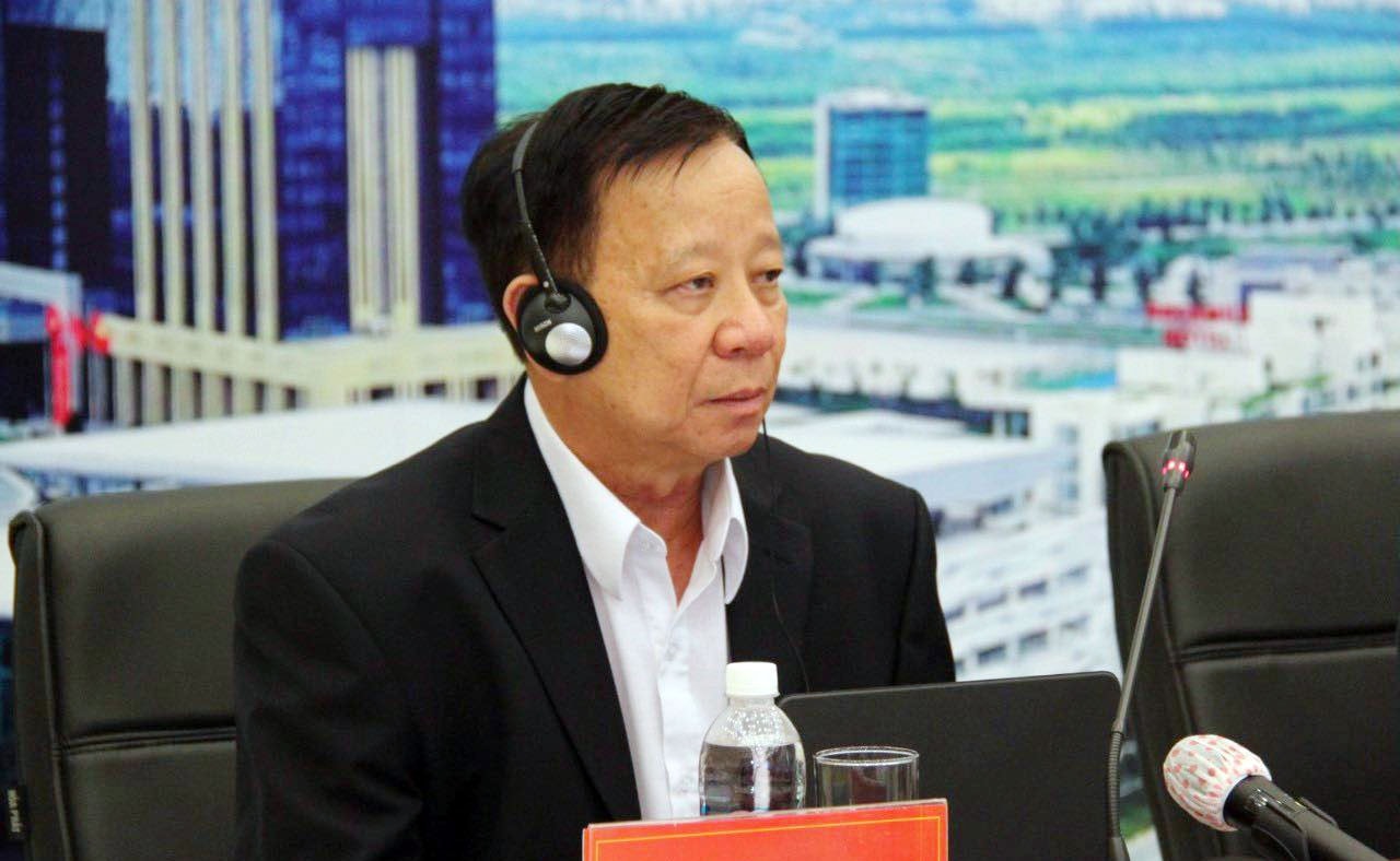Chủ tịch HĐQT Tổng công ty Becamex IDC Nguyễn Văn Hùng IDC tại hội nghị