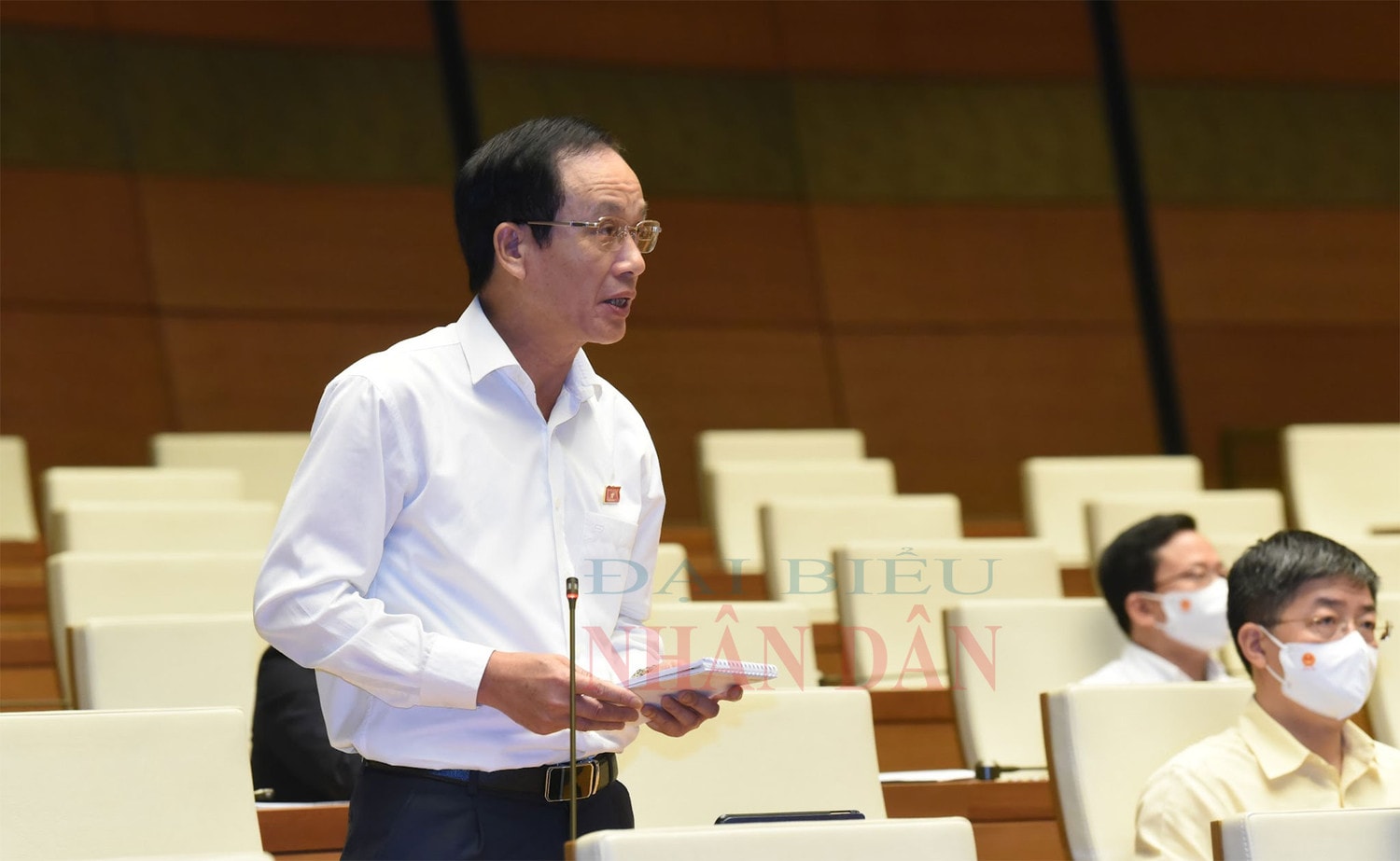 ĐBQH Vũ Xuân Hùng (Thanh Hóa) phát biểu Ảnh: Quang Khánh