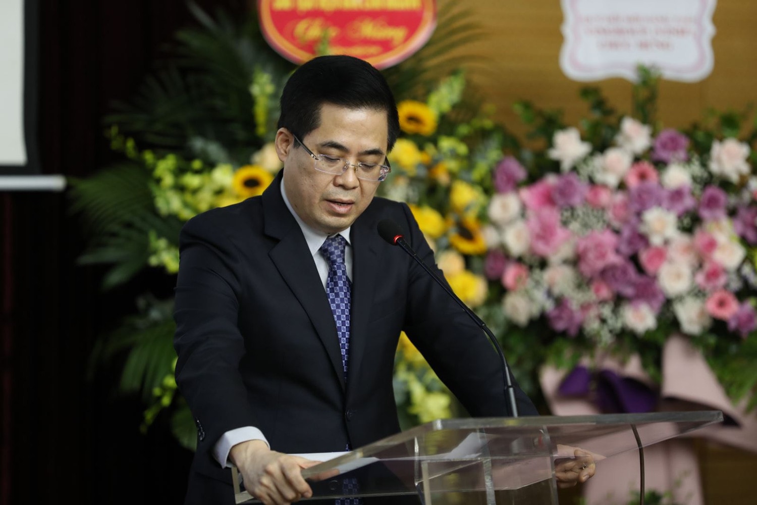 Thứ trưởng Bộ Khoa học và Công nghệ Nguyễn Hoàng Giang phát biểu tại buổi lễ Thứ trưởng Bộ Khoa học và Công nghệ Nguyễn Hoàng Giang phát biểu tại buổi lễ